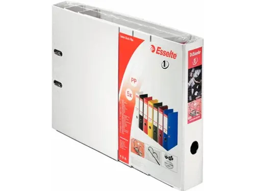 ordner Power N°1 rug van 7,5 cm wit 5 stuks