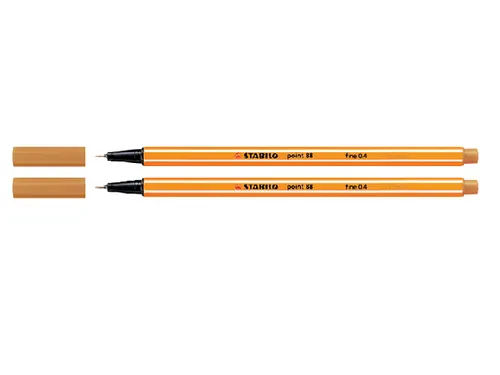 Fineliner STABILO point 88/54 oranje 0.4mm