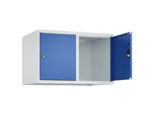 opzetkast,v. locker,2vak.,vak B 400mm,HxBxD 500x800x500mm,vleugeldeur