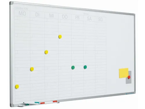 Planbord 60x120cm Softline profiel 8mm Week EN
