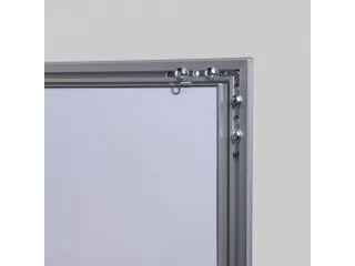 Posterhouder Vergrendelbaar Economy 70x100cm Zilver - 4