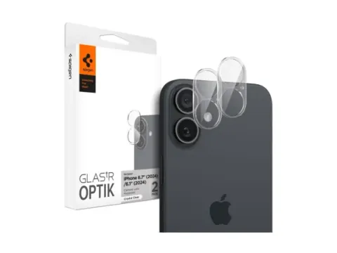 Optik Apple iPhone 16 / 16 Plus Camera Lens Protector Transparant