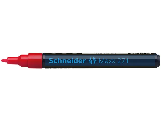 Lakmarker Schneider Maxx 271 1-2mm Rood