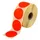 Etiket Rond Fluor Rood 35mm Op rol 2000 Stuks