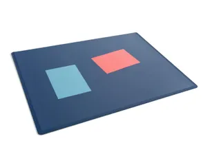 Schrijfonderlegger 650x500 mm met transparante cover PP Donkerblauw - 2