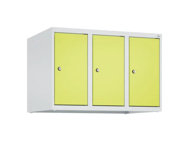 opzetkast,v. locker,3vak.,vak B 250mm,HxBxD 500x750x500mm,vleugeldeur