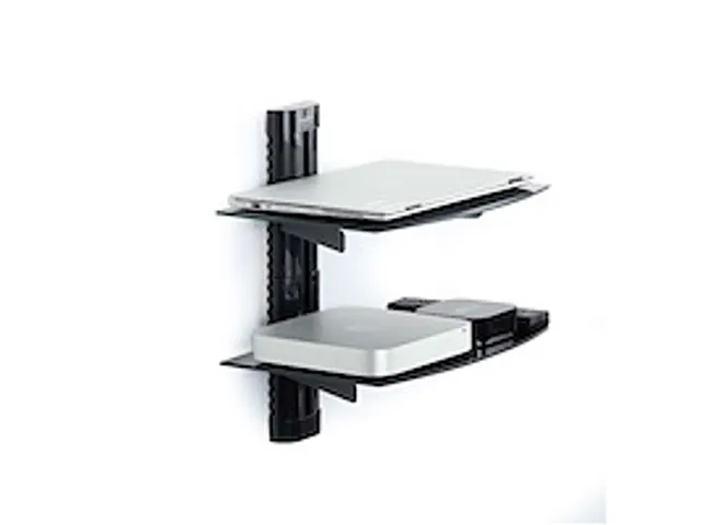 Dubbele Hangende Wandplanken voor Audio/Video Apparatuur