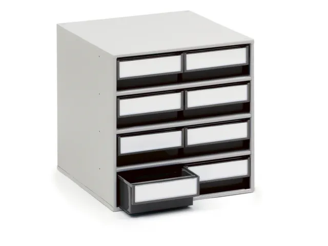 bac compartimentable ESD,HxlxP 82x186x400mm,PP,noir