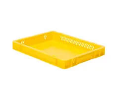 Euronorm-Stapelbak 4.5l Hxlxb 50x400x300mm Wanden Open Geel