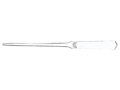 Briefopener MAULslim, vlak RVS-staal, bewerkt heft, smal lemmet van 24