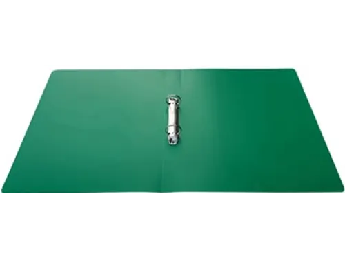 ringmap, voor ft A4, uit PP, 2 ringen van 25mm, groen