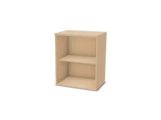 kantoorstelling,opbouwelement,HxBxD 740x600x445mm,NE-esdoorn - 2
