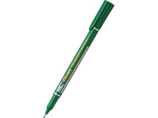 Pentel NF450-D Permanente marker Extra Fijne punt 1,2mm Groen - 2
