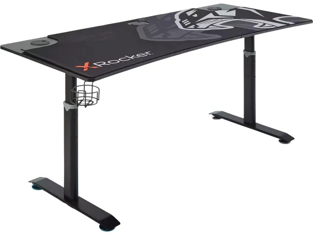 Xrocker Cougar Xl Gaming bureau grijs 5136501 verstelbaar aluminium