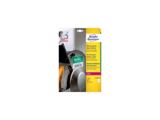 Ultra-heavy duty Avery etiket 99,1x139mm wit 10vel 4 et.per vel - 11