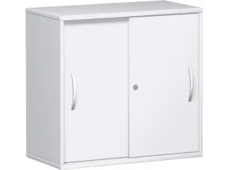 schuifdeurkast,HxBxD 720x800x430mm,decor romp wit,decor front wit - 1