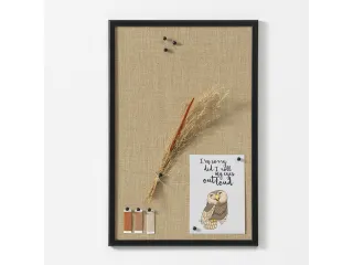 Prikbord Naga 60 x 40 cm Jute met Zwarte omlijsting - 2