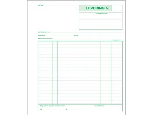 leveringen 21 x 18 cm tripli Nederlandstalig