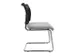 Chaise Visiteur Assise Gris Clair Dos Maille Noir