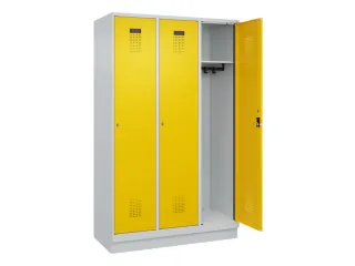locker,HxBxD 1950x1200x500mm,3vak,vak B 400mm,cil.-slot,sokkel - 2