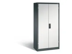 acculaadkast 1950x930x500mm 15stekkerdozen 230V ventilator fr. RAL7035