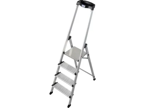 trapladder,eenzijdig,4trede(n),balk L 1,8m,aluminium