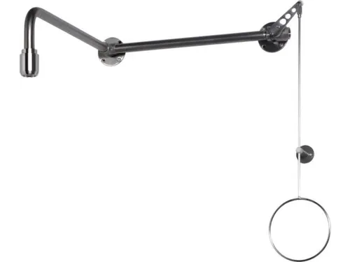 plensdouche,m. debietmeter,75l/min,aansluiting 3/4 inch binnen,RVS