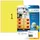 HERMA 5148 Gekleurde etiketten A4 210x297mm Neon Geel 20 stuks
