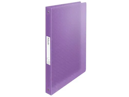 Colour'Breeze ringmap, 4 ringen, PP, ft A4, met soepele kaft Lavendel