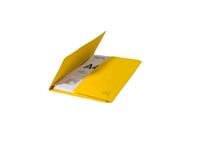 Pocketmappen In Felle Kleuren Forever A4 24.5x32.5cm Fel Geel