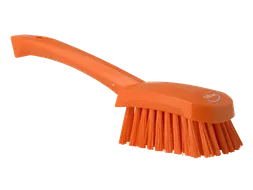 Afwasborstel Korte Steel Oranje Hard