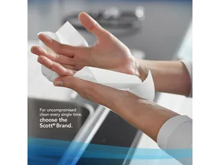 Handdoekrol Scott Slimroll 1-laags 165m wit 6657 - 8