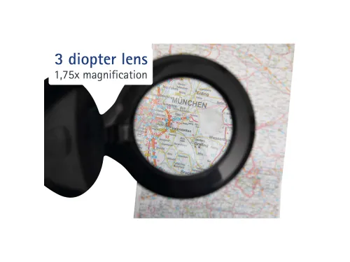 Loeplamp MAUL Iris LED dimbaar zwart