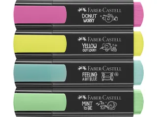 Markeerstiften Faber-Castell 46 Graffiti 4 stuks in karton etui - 4