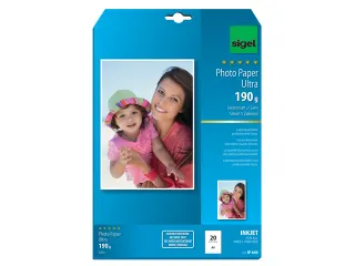 Inkjetfotopapier Sigel A4 Ultra 190 Gram Superwit 20 Vel Z - 1