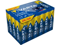 Batterij Varta Longlife Power AA pak van 24 stuks