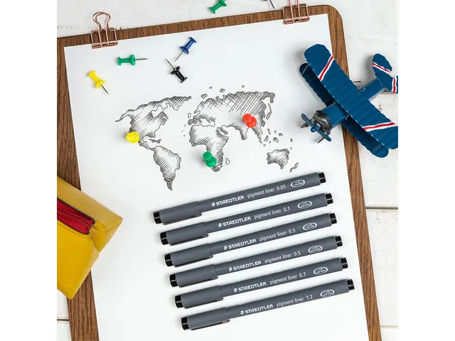 Fineliner Staedtler pigment 308 display à 120st assorti