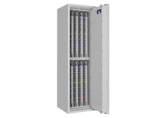 sleutelkluis,HxBxD 1400x400x420mm,896haak,romp RAL7035,front RAL7035 - 5