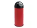 Afvalbak met pushdeksel en binnenemmer 55 Liter Rood