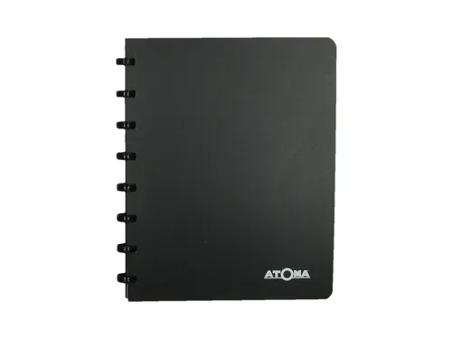 Adresboek Atoma A5 lijn 54vel 90gr PP assorti