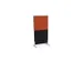 scheidingswand,HxB 1545x800mm,CC-zwart,BN3012-oranje