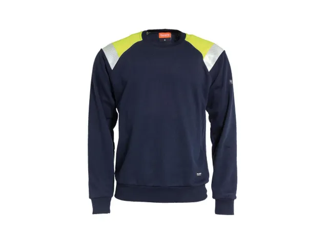 Tranemo 6375 sweater, marineblauw, maat S, per stuk