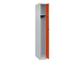 locker,HxBxD 1850x250x500mm,1vak,vak B 250mm,cil.-slot,staand op vloer - 1