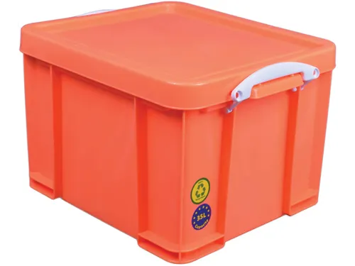 Opbergdoos 35 Liter Neonoranje