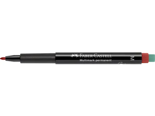 Marker Faber-Castell Multimark permanent M rood