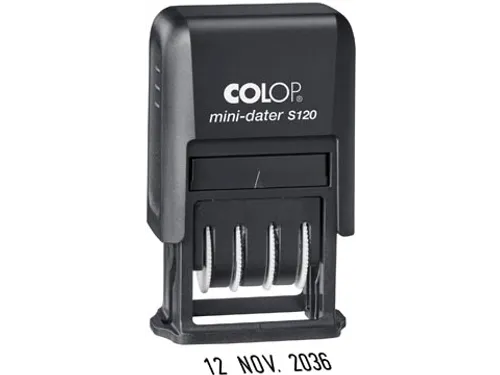 stempel mini-dater S120N, Nederlands