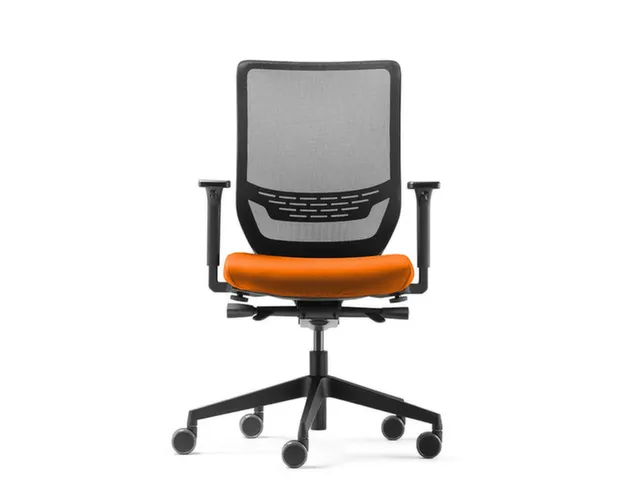 Bekleding,V. Bureaustoel,Stof,Oranje