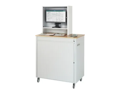 pc-kast,HxBxD 1810x1030x660mm,monitorvak,toetsenbord-/muisblad