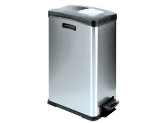 Afvalbak Rejoice EKO 30 liter met kunststof binnenbak RVS - 1
