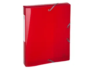 Klasseerdoos IDERAMA PP rug 40mm rood - 2
